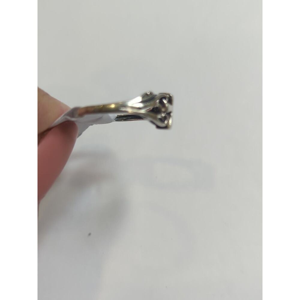 VTG Sterling 925 A Silver Cross Center Design Ring, Size 5.5 Band, British - Picture 3 of 11